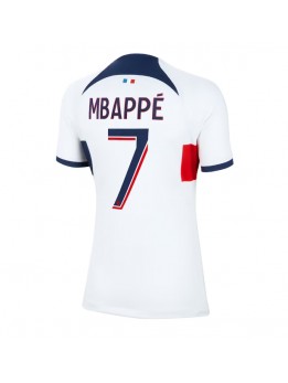 Paris Saint-Germain Kylian Mbappe #7 Auswärtstrikot für Frauen 2023-24 Kurzarm